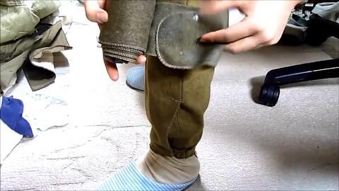 绑腿的视频,跟随视频轻松学会传统绑腿方法