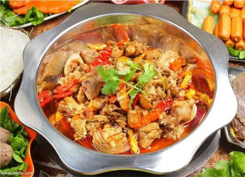 火锅鸡的视频